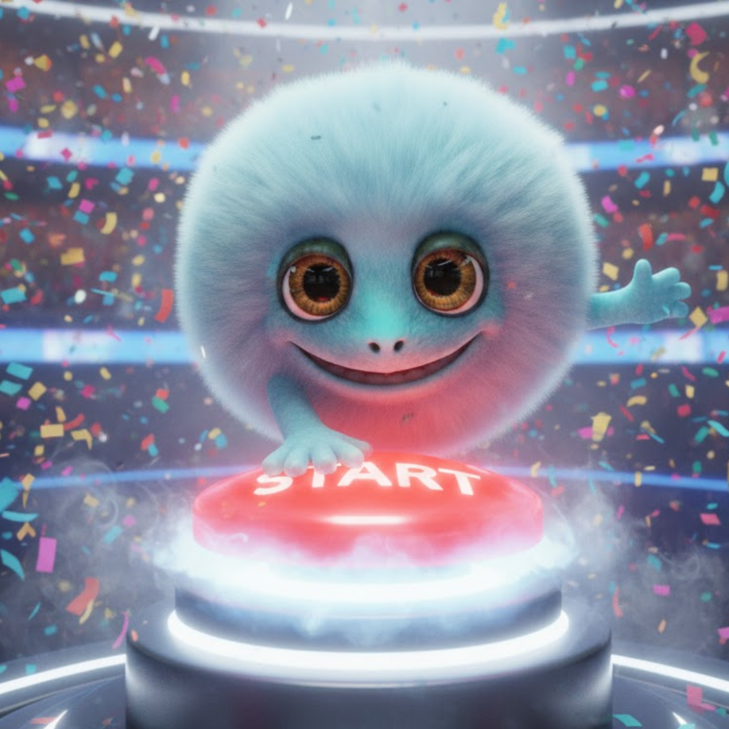 Ein Bild von Immersio der auf einen Startknopf schlägt.