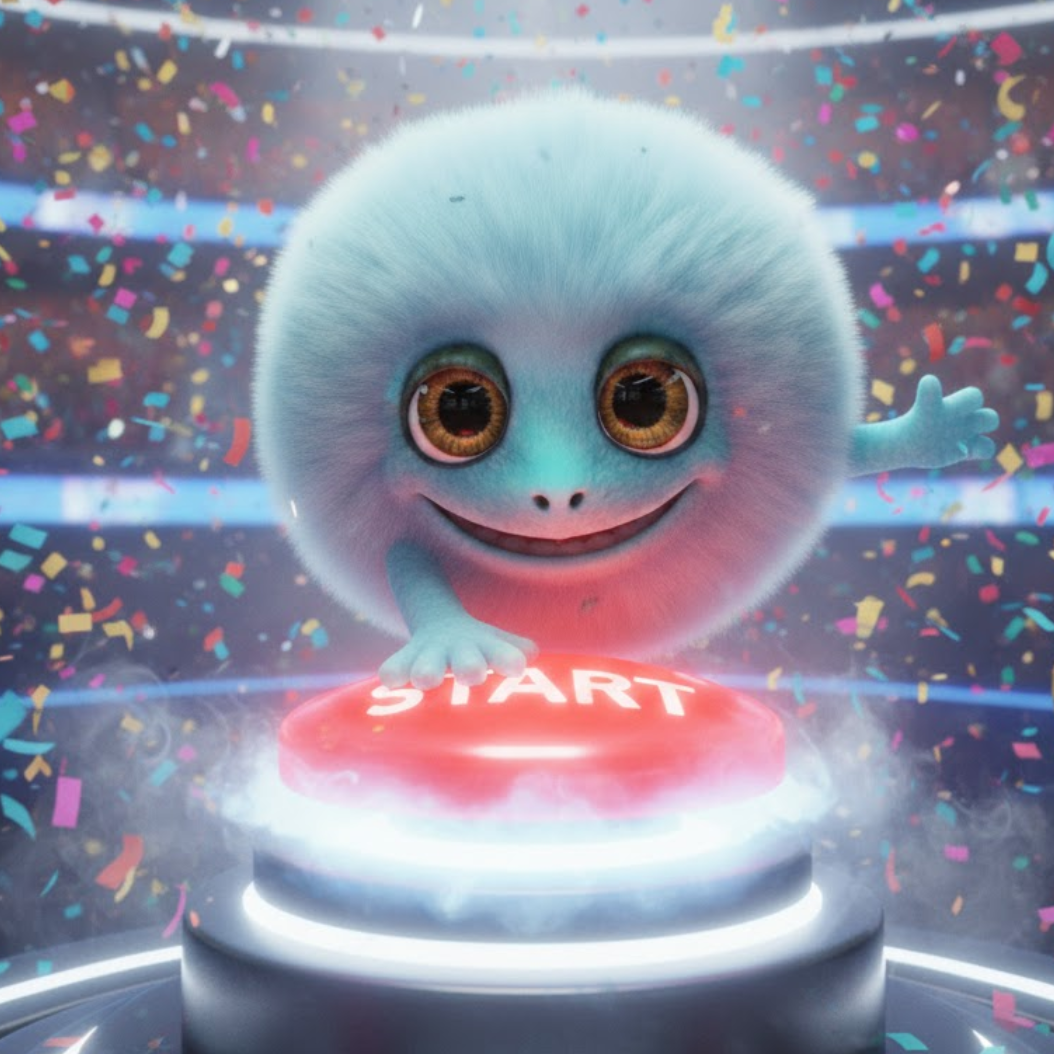 Ein Bild von Immersio der auf einen Startknopf schlägt.